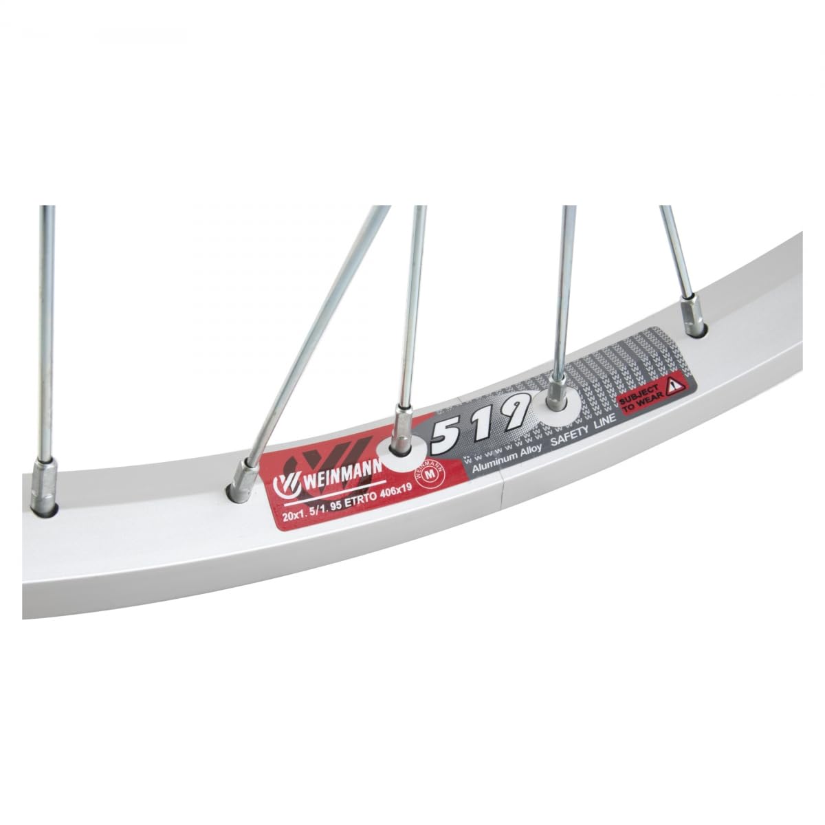 Roue Avant Vélo Wheel Master – 20 X 1,75 – 36H – Alliage Argent – Boulonnée