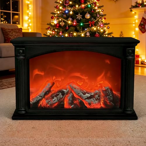 Led Kamin,Kaminlampe mit Tasten-Schalter,Elektrische Kamine Mit...