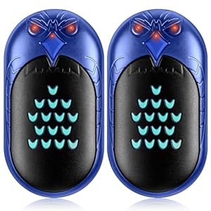 MAKINO Hand Warmers Rechargeable 2 Pack 20Hrs Long Heating 6000mah Electric Portable Pockets Handwarmers Reusable USB Heater for Outdoor Camping Hunting Golf Raynauds Women Men