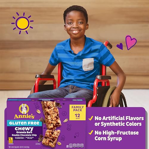Image of Annie's Gluten-Free Double Chocolate Chip Chewy Granola Bars, 12 ct