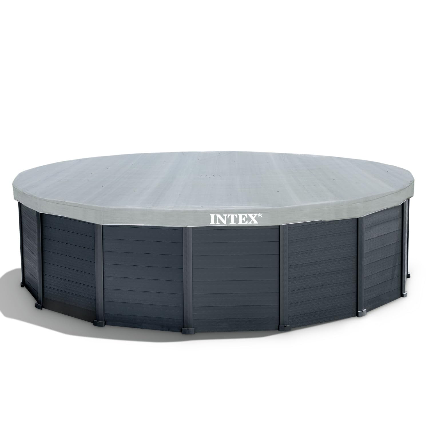 Intex kit Piscine Graphite (ø) 4,78 x (h) 1,24m