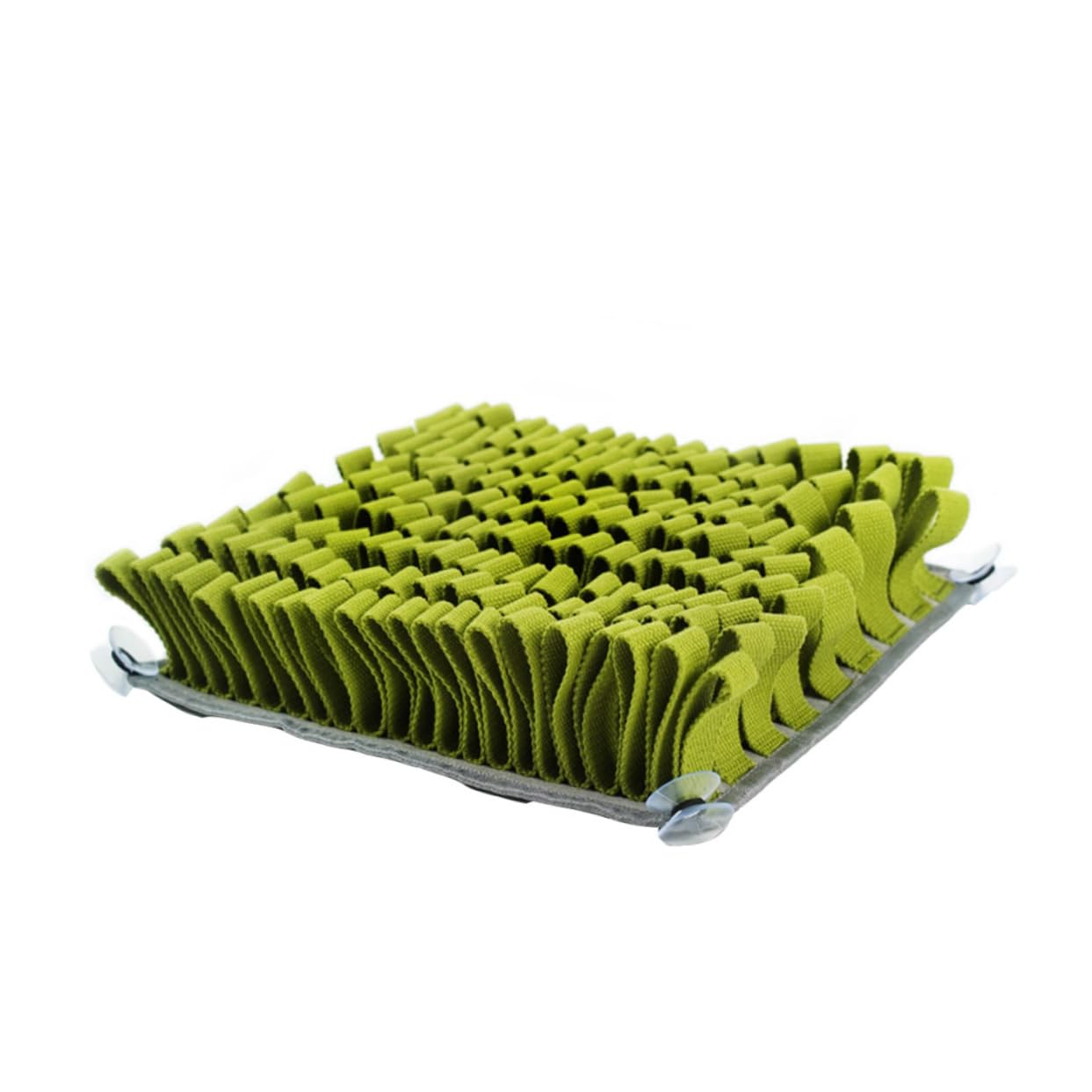 Alfombrilla de Alimentación para Perros de Felpa, Verde, Lento Comer