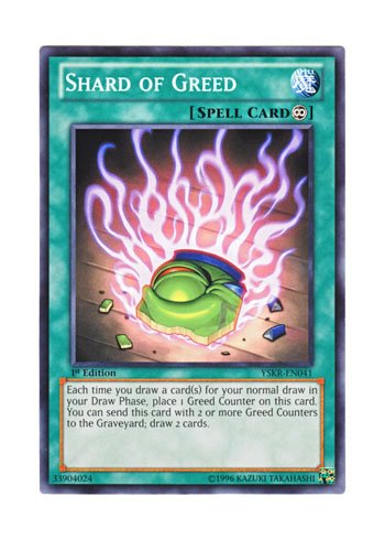 Amazon.co.jp: 遊戯王 英語版 YSKR-EN041 Shard of Greed 強欲なカケラ