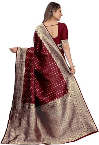 Image of Avantika Fashion Women's Kanjivaram Soft Silk Banarasi Sarees With Blouse Piece