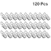 Produktbild TOPBATHY 120 stücke multifunktionale schwere Metall Haken Klemmen langlebig robuste Vorhang Clip mit Haken für Vorhang für Badezimmer Schlafzimmer Wohnzimmer zu Hause