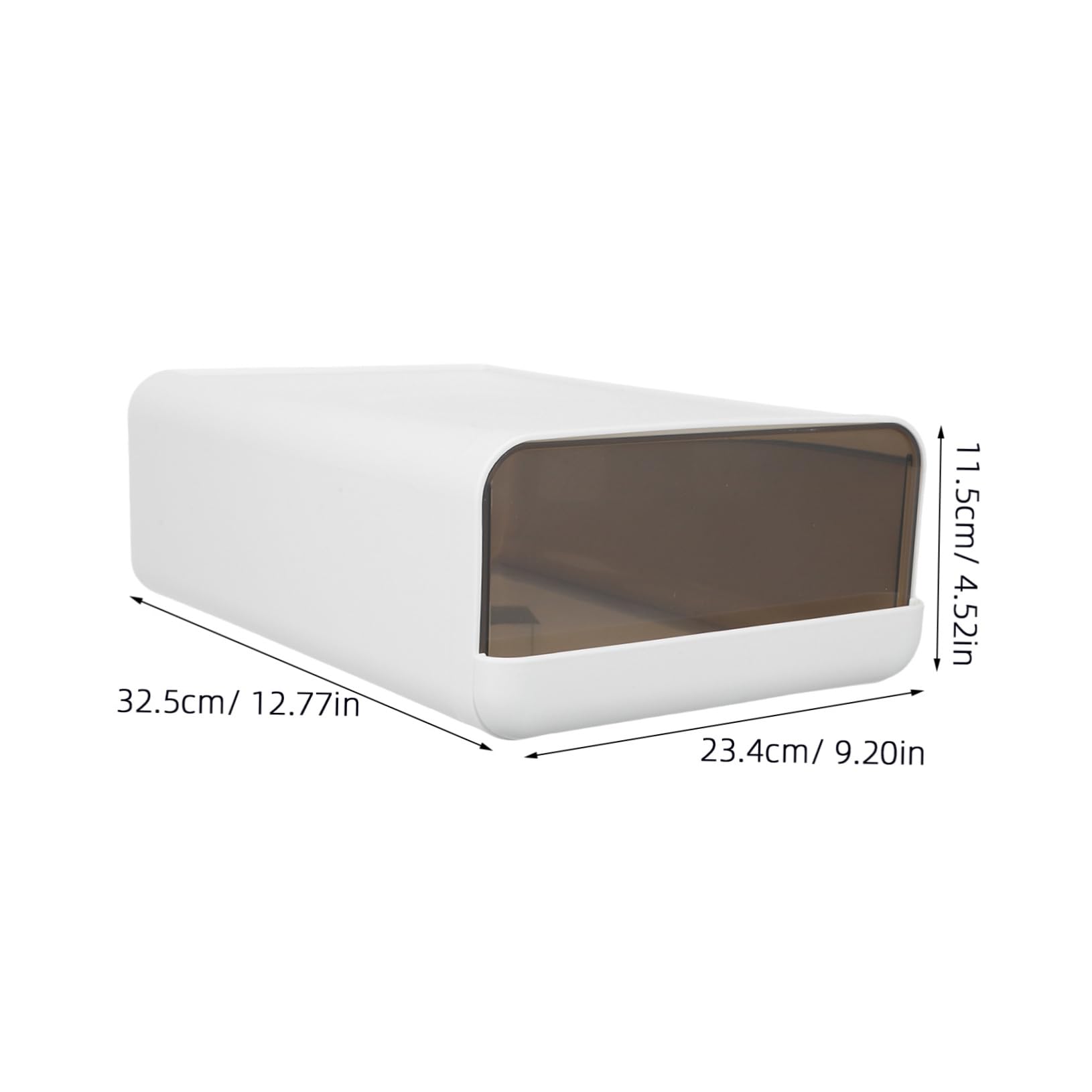 Cabilock Organisateur de Tiroir Plastique pour Sous Vêtements et Chaussettes Boîte de Rangement Spacieuse pour Soutien Gorge Ceintures Foulards Rangement Compact pour Chambre et Dressing