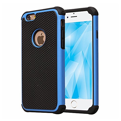 Goging Shockproof Designed For iPhone 12 6.1 in Case (Not Fit For iPhone 12 Pro 6.1in), Perfectly wrap the phone lens,Transparent back shell, With soft original machine color protection frame (Blue 1)