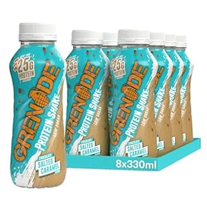 Grenade High Protein Shake, 8 x 330 ml – Chocolate Salted Caramel