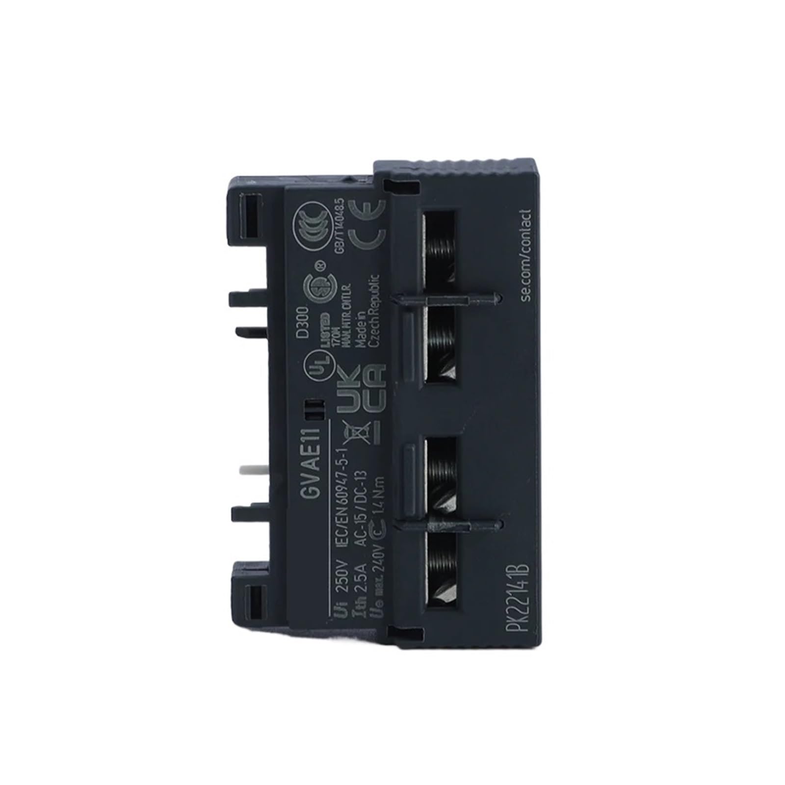 CLBSWYEJK Motor Circuit Breaker Auxiliary Contact GVAE11 GVAN20 Motor Protector Formal Contact 1 Normally Open 1 Open 1 Closed(GVAN20 Side)