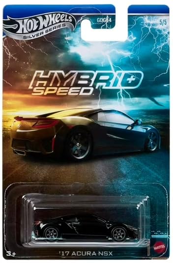 Hot Wheels Acura NSX 2017 1:64 Negro miniatura 1