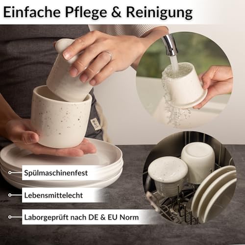 DEKAZIA® Französische Butterdose Wassergekühlt | Butterglocke, Butterfass, Französischer Buttertopf, Butterglocke Keramik, Butterbehälter, Butter Glocke 250gr Buttertopf