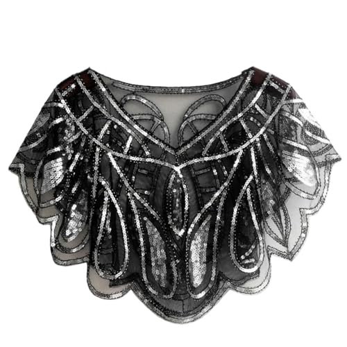 Châle pour robe de soirée masquant les épaules avec élégance perlée - 2