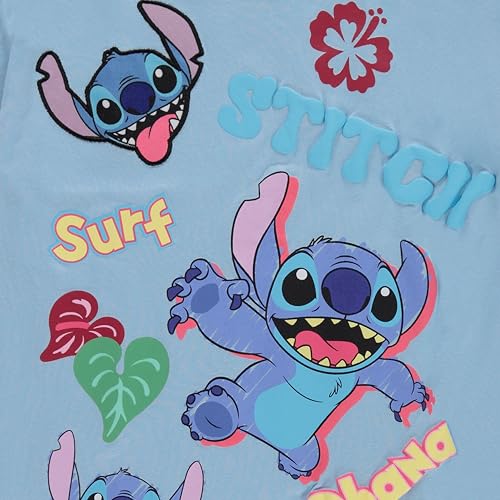 Image of Disney Lilo and Stitch Girls Short Sleeve T-Shirt- Stitch Girls Tee Sizes 4-16