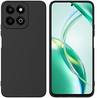 جراب حماية من السيليكون والبولي يوريثين المقاوم للحرارة لموبايل هواوي X7C برو (6.8 بوصة)، أسود