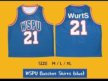 Amazon.co.jp: WurtS WSPU バスケット シャツblue Lサイズ