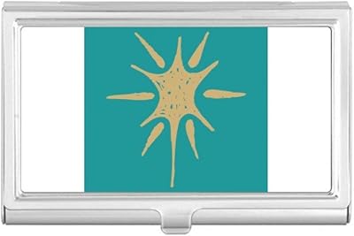 Sunlight Abstract Plants Art Pattern Business Card Holder Case Pocket Box Wallet