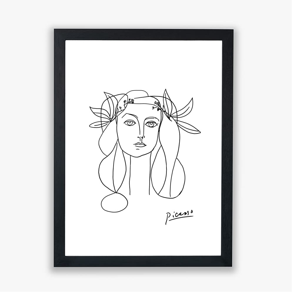 Impression Pablo Picasso Portrait Sketch grand poster d'art giclée de qualité