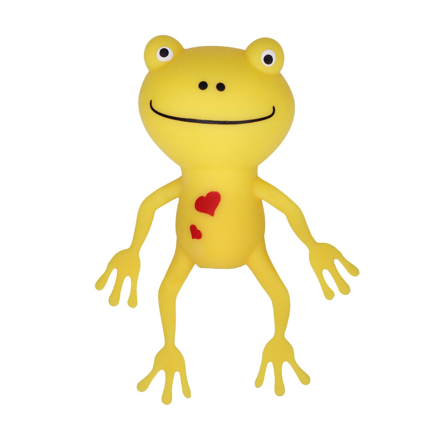 Kabello Colorful Squeeze Frogs Funny Soft Toy (Multicolor)