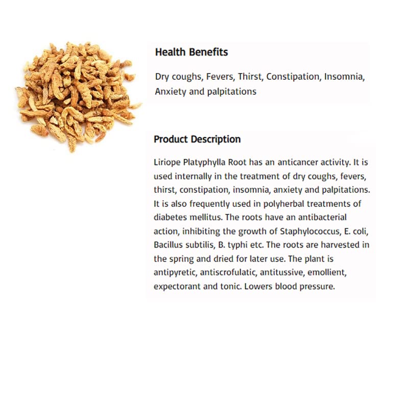 Liriope Platyphylla Raw Root (한국산 맥문동) – 4oz/113g | 100% Natural Dried Korean Herb – Lung & Respiratory Support – Energy & Immune Boost – Traditional Herbal Remedy (BridgeHerb) - Image 3