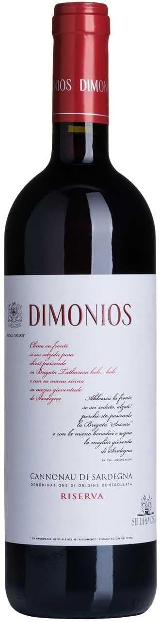 Sella & Mosca Dimonios - Cannonau di Sardegna DOC - 100% Cannonau Trauben, Plant Based - 1 Flasche 750 ml