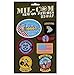 Produktbild Mil-Com - Set mit Military-Patches zum Aufnähen - Motive inspiriert von der U.S. Air Force