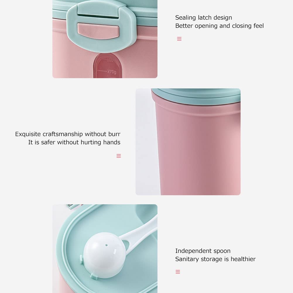 Melk Poeder Melkpoeder Dispenser Snacks Draagbare Babymelkpoedercontainer Voor 4 Lagen 2 Stuks Formule Toevoer Zuigelingenvoeding Doos Reizen In De Open Lucht Snack Dispenser Voor Baby