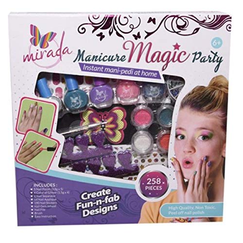 Manicure Set for Girls/Manicure Magic Party Set/Instant Madi-Padi at home for Girls/Gift for Girls