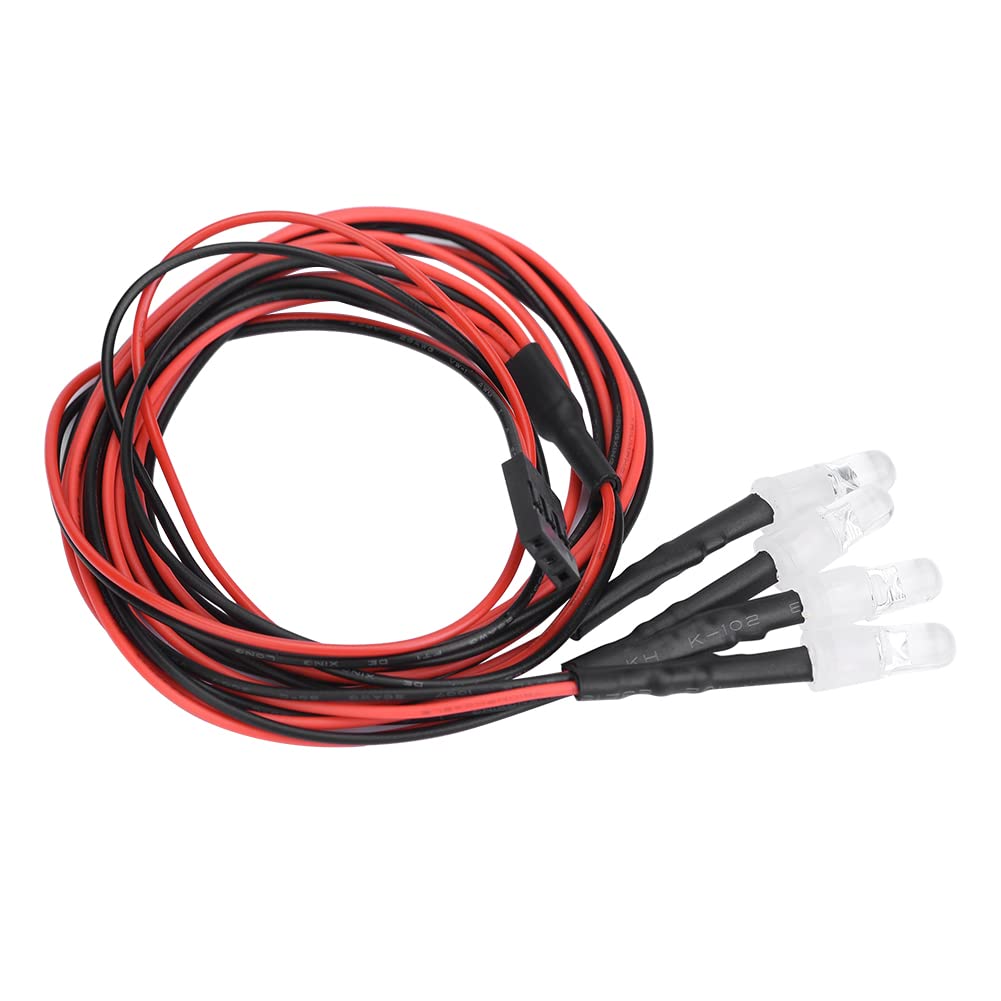 8pcs Luci LED RC 5mm Faro Faretto Per 1/5 1/8 1/10 1/12 1/16 RC - Foto 6