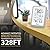 Indoor Outdoor Thermometer Hygrometer Wireless Weather Station, Temperature Humidity Monitor Battery Powered Inside Outside Thermometers with 330ft Range Remote Sensor and Backlight Display