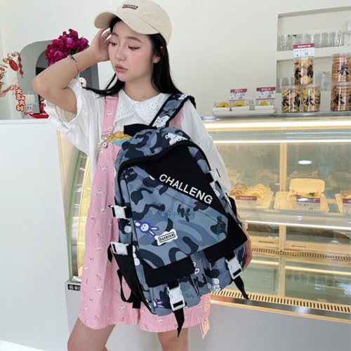Image of Tinytot 30 Litre Japanese Korean Style School Bag Water-Resistant Laptop & Travel Backpack - Unisex Large 18 Inches Multipurpose Student Backpack for Boys & Girls, Men & Women