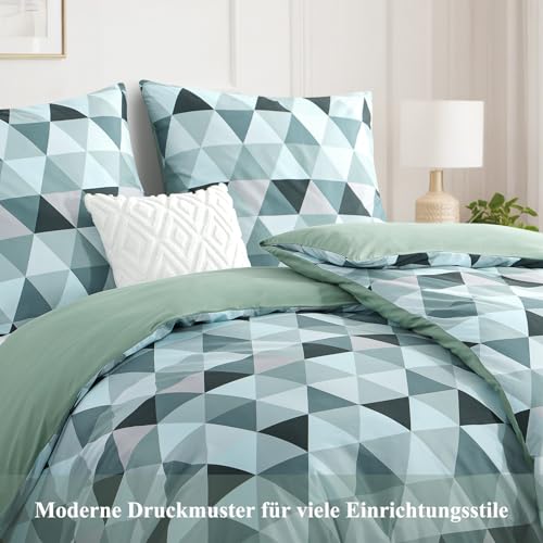 Parure de lit infroissable en microfibre douce avec fermeture éclair