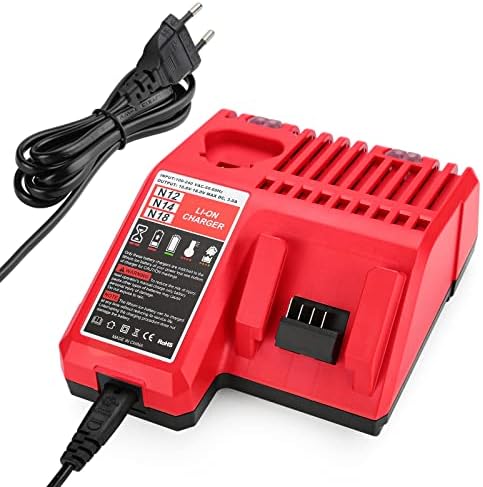 XNJTG 18V Ladegerät – Ersatz Für Ryobi ONE+ P117, Kompatibel Mit 12–18 V Akkus, Inkl. Kühlventil & Schutzschaltungen