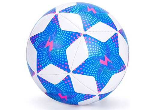 Saretas Soccer Ball Panda Cartoon Design Size 3 Indoor And Outdoor Soccer Balls With Pump,Soft Ball For Girls And Boys #TOP4