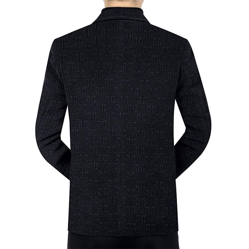 Mens Black Corduroy Casual Blazers Slim Fit Two Button Sport Suit Coat Notch Lapel Jacket for Daily Party Business2