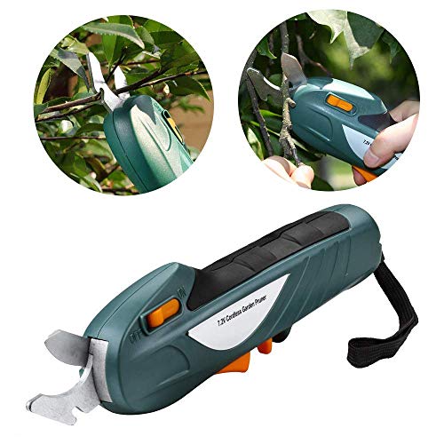 NNBB Professional cordless electric trimmer, garden cutting tool 16mm, for branch cutting, portable gardening pruning shears