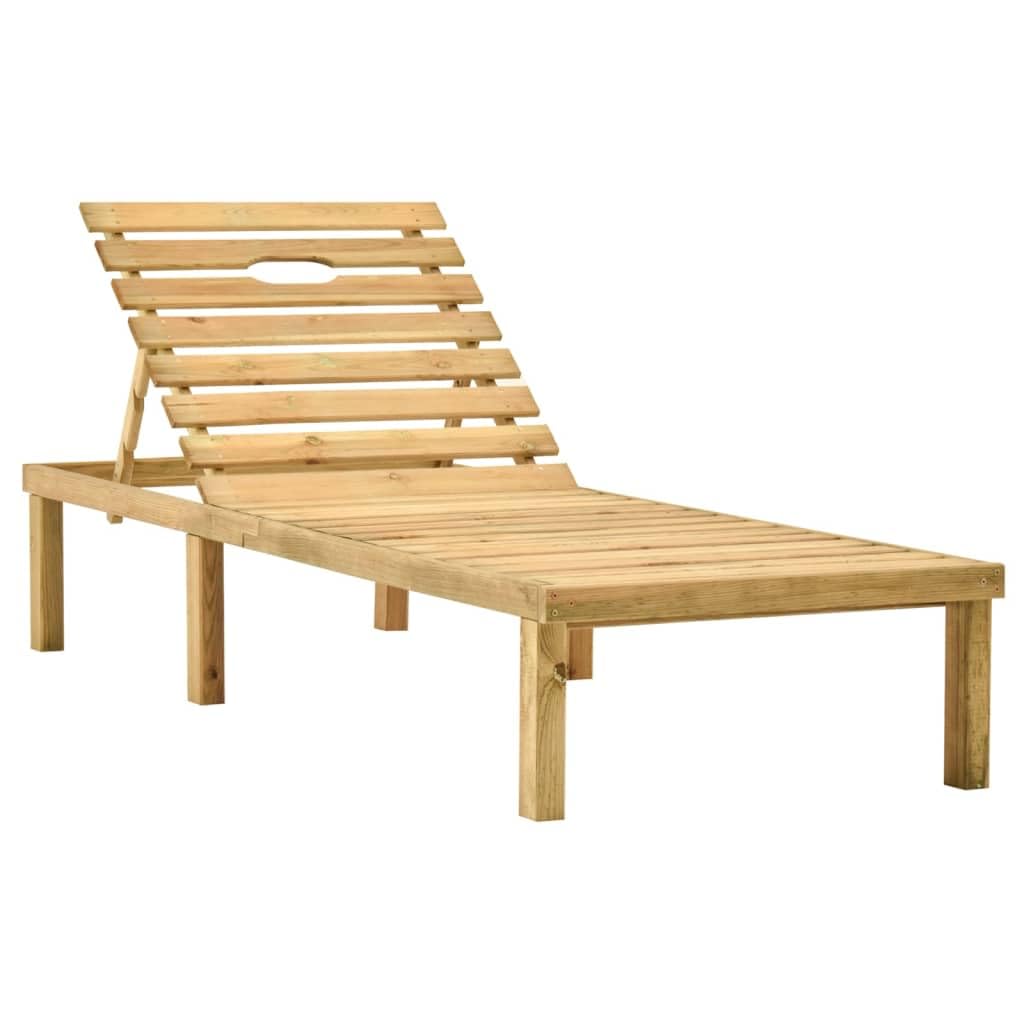 Chaise longue en bois réglable pour en finir avec le mobilier de jardin fragile