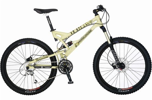 Mongoose Teocali Elite Adult Dual-Suspension Mountain Bike (Medium 