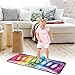 Tapis de musique pour enfants durables, musique Piano clavier tapis de piste de danse tapis couverture animale tapis de jeu jouets d'éducation précoce pour bébés filles garçons, 31,5 x 15,7 pouces