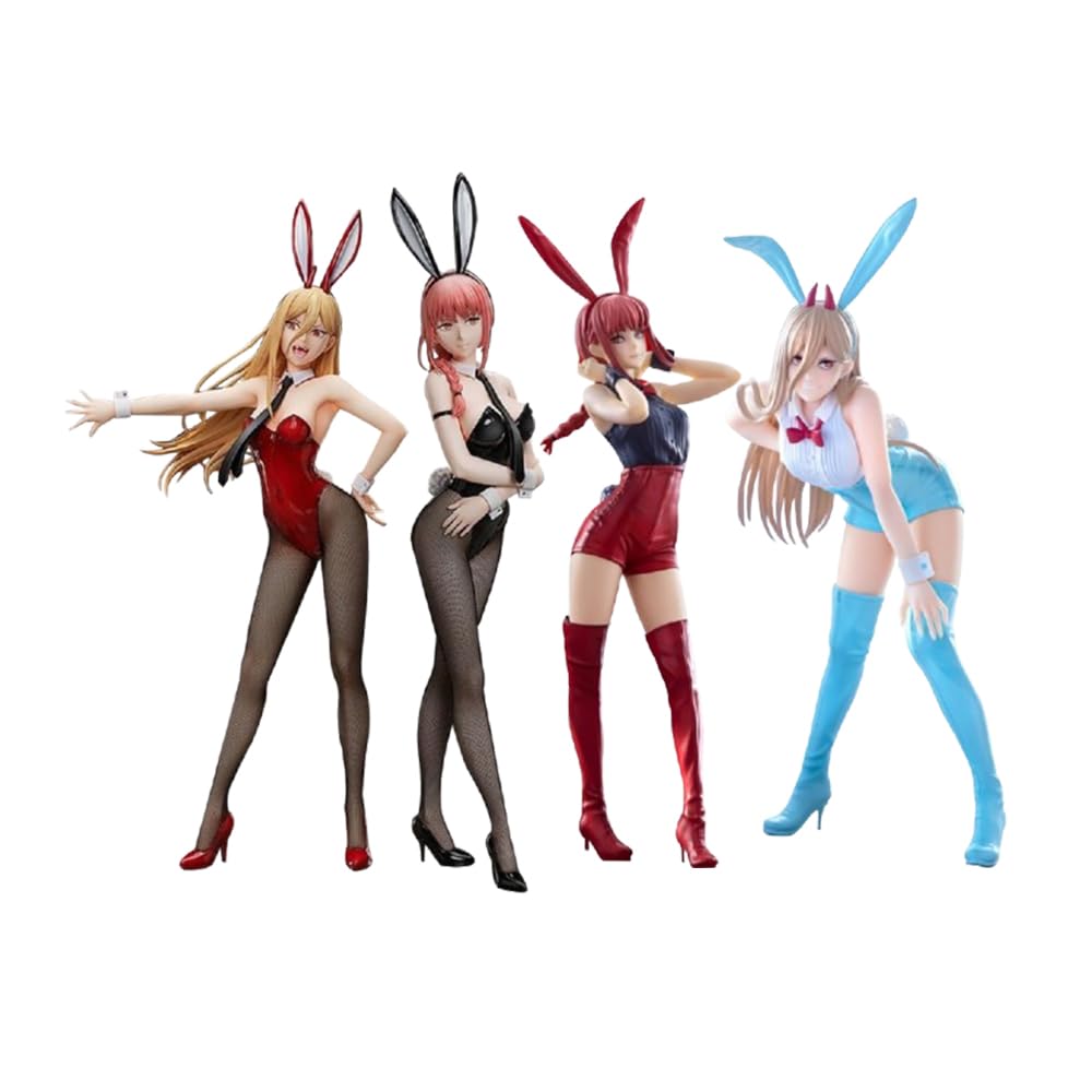 Makima & Power - Figura de anime Bunny Girl posición de pie, modelo de PVC