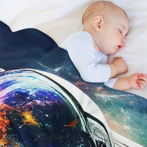 Couverture astronaute 180x200 cm douce pour lit - 5