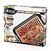 Gotham Steel Smokeless Indoor Grill, Nonstick Indoor Smokeless Grill with Ceramic Coating & Adjustable Heating, Indoor Grill Electric Smokeless with Dishwasher Safe Removable Grill Plate, Toxin Free