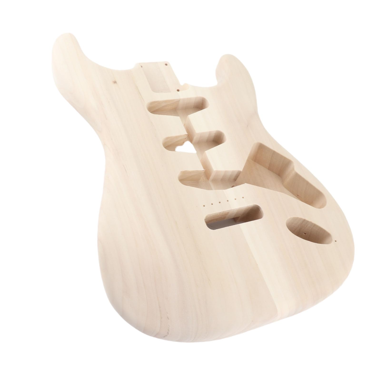 Niedokończona Gitara Elektryczna Niedokończony Korpus Gitary Elektrycznej z Drewna Orzechowego Pusty Korpus z Potrójnymi Otworami na Przetworniki Konfigurowalny Projekt dla Muzyków