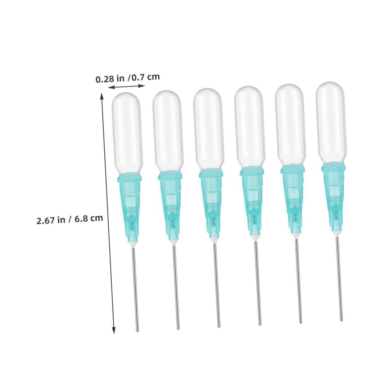 SOLUSTRE Liquid Dropper Pipettes 6 Pack of Plastic Droppers for Perfume Essential Oils Scientific Use No Burrs