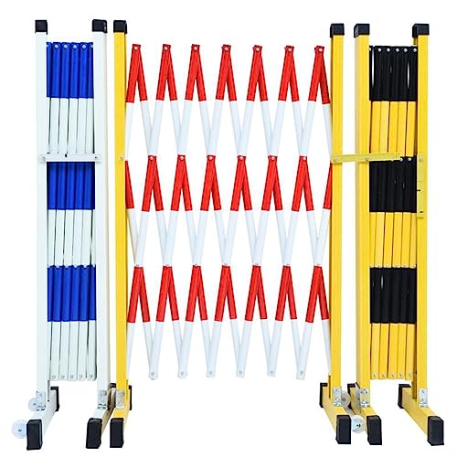 Ber de seguridad móvil expandible con ruedas, puerta de seguridad industrial, control de acceso retráctil flexible para calzadas y zonas peatonales, solución de seguridad de tráfico