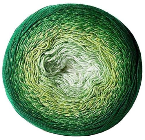 Yarn Art YarnArt Flowers Yarn 55% Cotton 45% Acrylic 250gr 1094yds Multicolor Cotton Yarn Rainbow Crochet Yarn Spring Summer - 1 Fine Sport Skein (283)