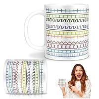 F*ck This Shit Tasse,Versteckte Nachricht Kaffeetasse,F*ck This Shit Mug,350ml Keramik Kaffeebecher mit Isoliertem Henkel,Versteckte Teetasse,Lustiges Geschenk für Büro & Home Office