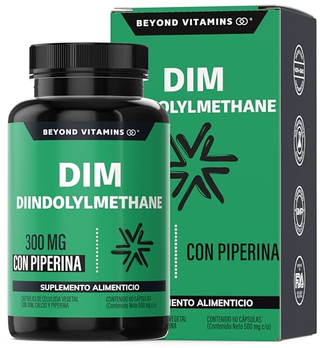 Beyond Vitamins | DIM Suplemento 300 mg | Diindolilmetano avanzado + Piperina al...