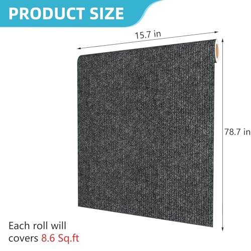 Rascador de pared para gatos adhesivo Decotalk gris oscuro miniatura 7
