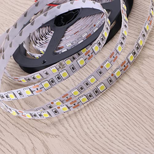 Tira de luces LED flexible roja 5m 24V 300 SMD 5050 miniatura 7