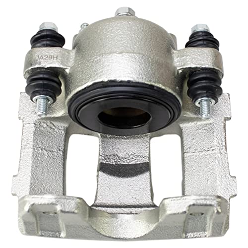Image of TRQ Front and Rear Brake Caliper Set Zinc Coated Brackets Compatible with 1994-1998 Jeep Grand Cherokee